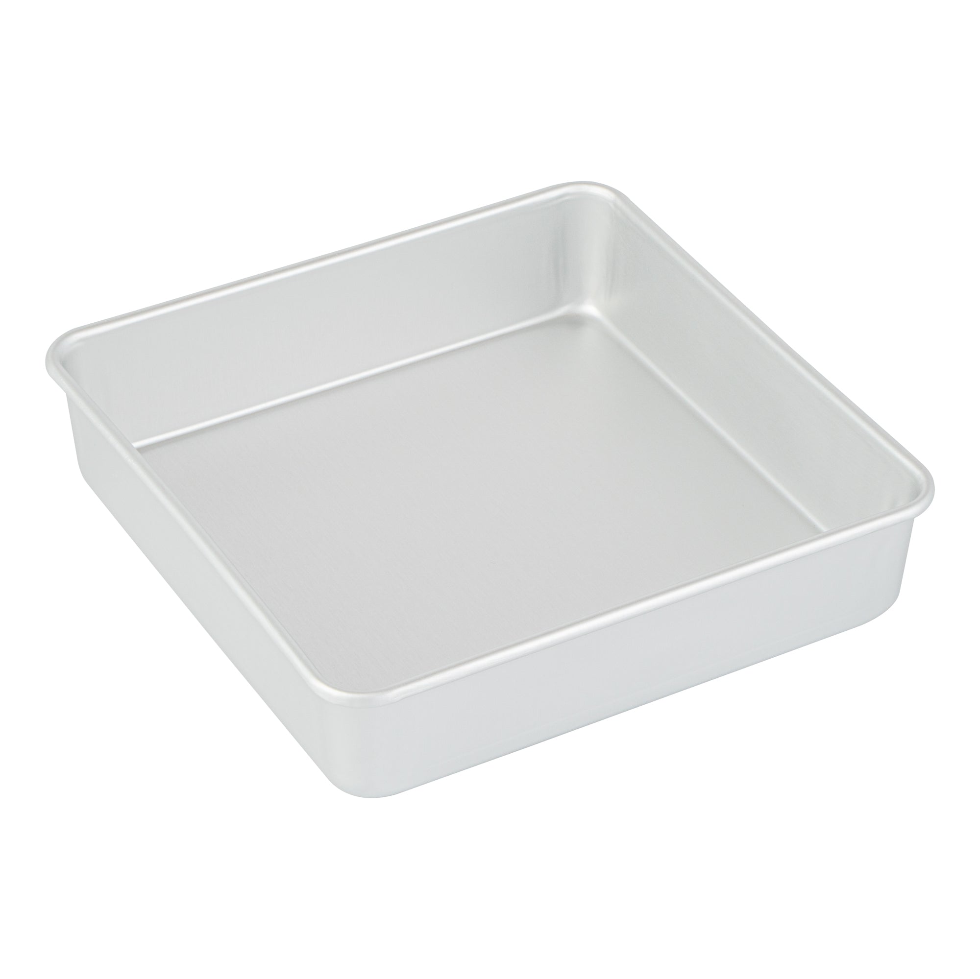 Met Lux Square Aluminum Cake Pan - 8" x 8" x 2" - 1 count box