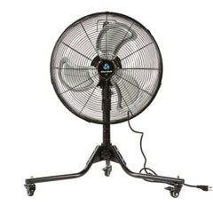 Wind Blade 3-Speed Portable Industrial Floor Fan - Tilt Head, 1/7 HP, 3,900 CFM - 18