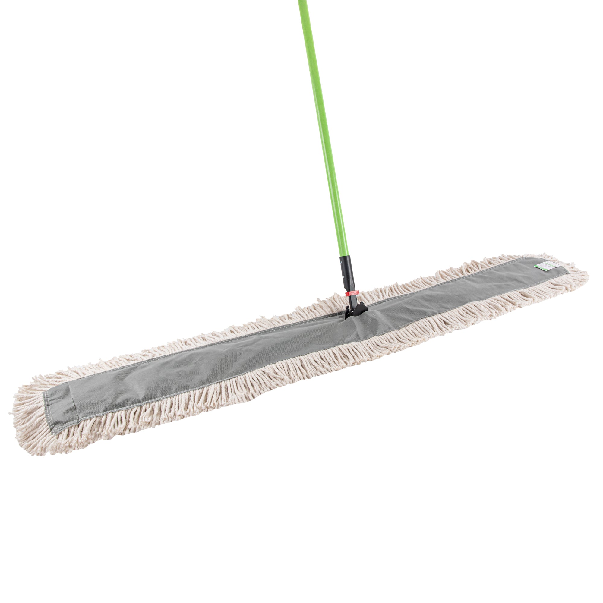 Clean Tek Professional Cotton Dust / Dry Mop - with 64" Handle - 59 3/4" x 5" - 1 count box