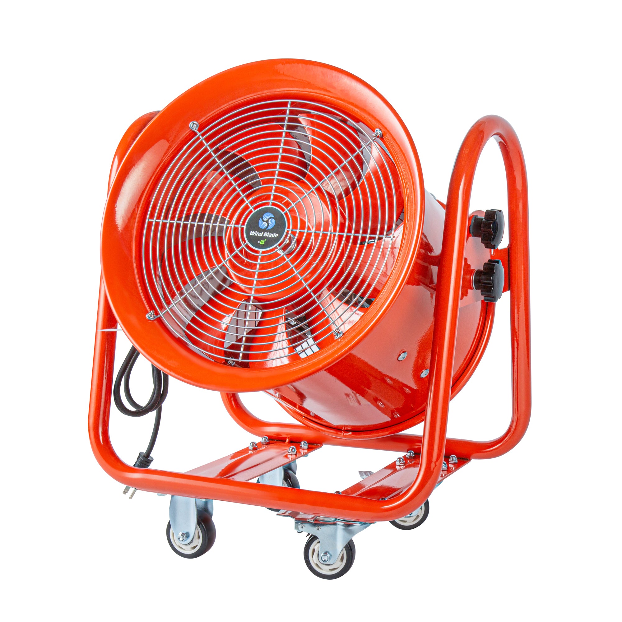 Wind Blade Red Portable High Velocity Ventilator Fan - Tilt Head, 1 3/4 HP, 4,643 CFM - 16" - 1 count box